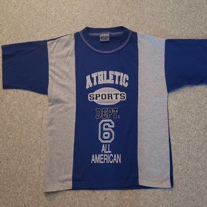 SPORT DEPT. blue/gray jersey sz 12/14 boys